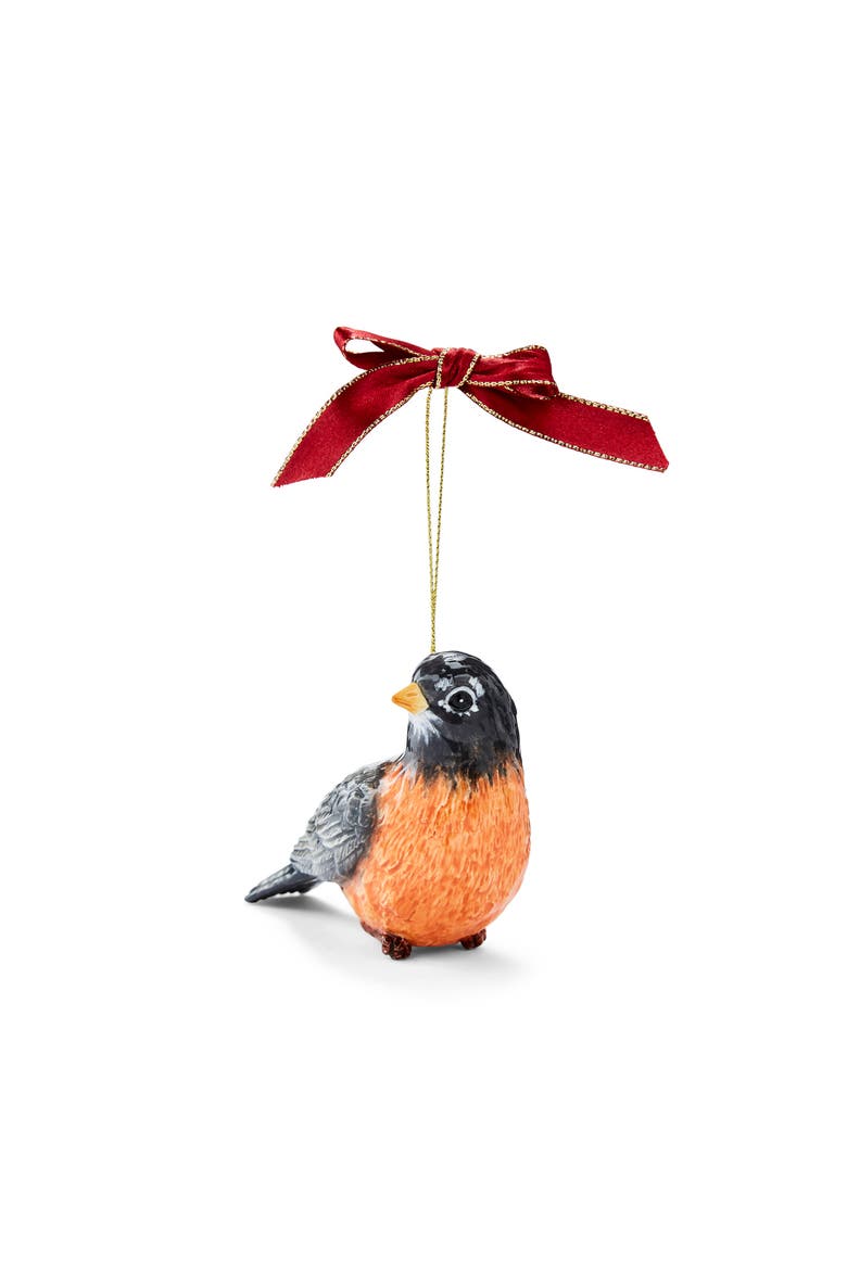 Christmas Tree Robin Ornament, Alternate, color, Multi