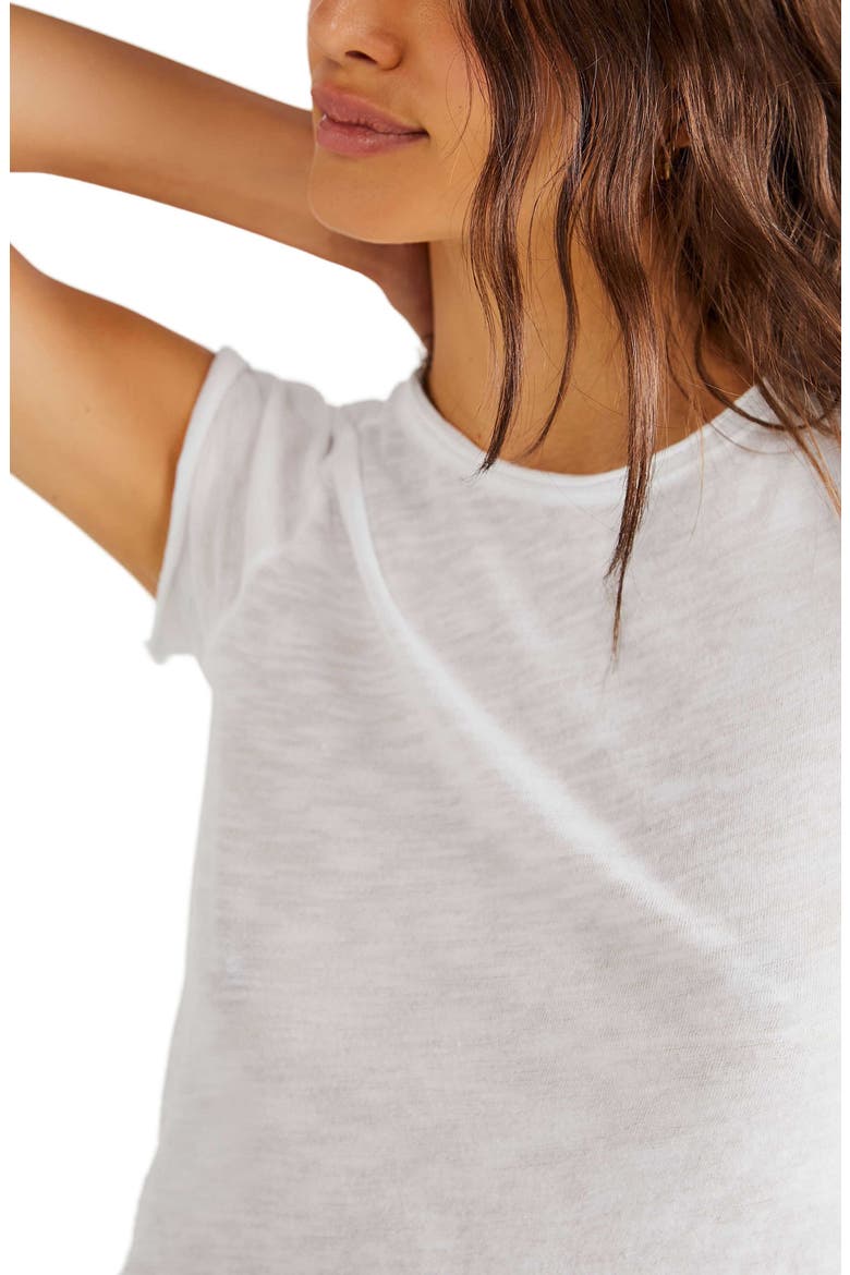 We the Free Be My Baby Cotton T-Shirt, Alternate, color, WHITE