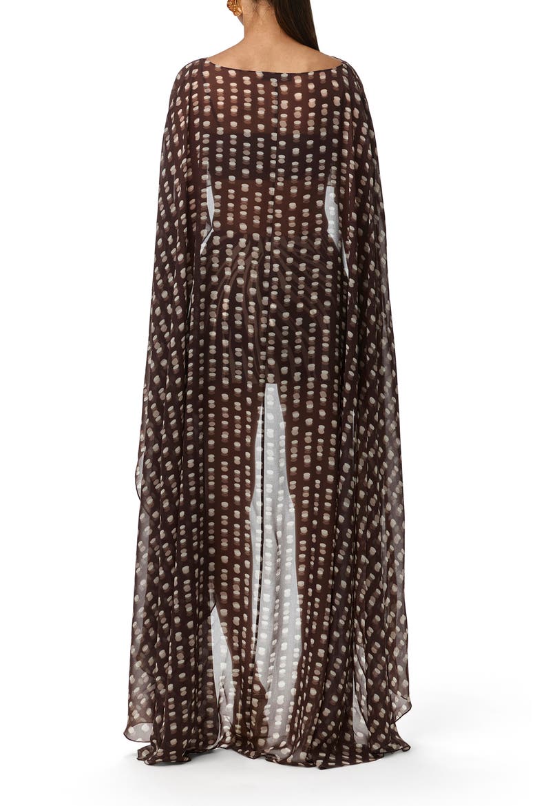 Polka Dot Illusion Chiffon Cape, Alternate, color, POLKA DOT ILLUSION