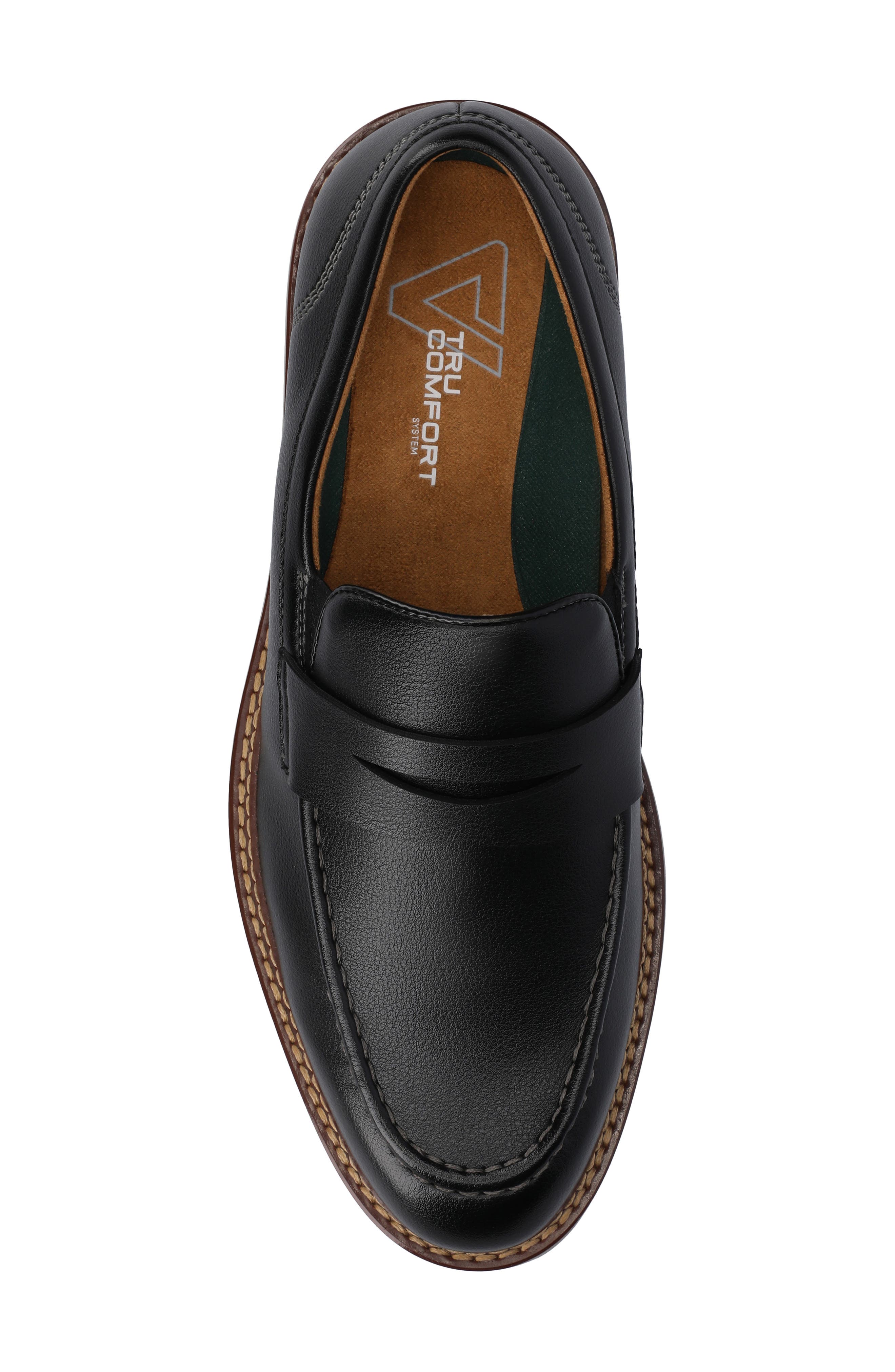 VANCE CO Princeton Penny Loafer, Alternate, color, Black