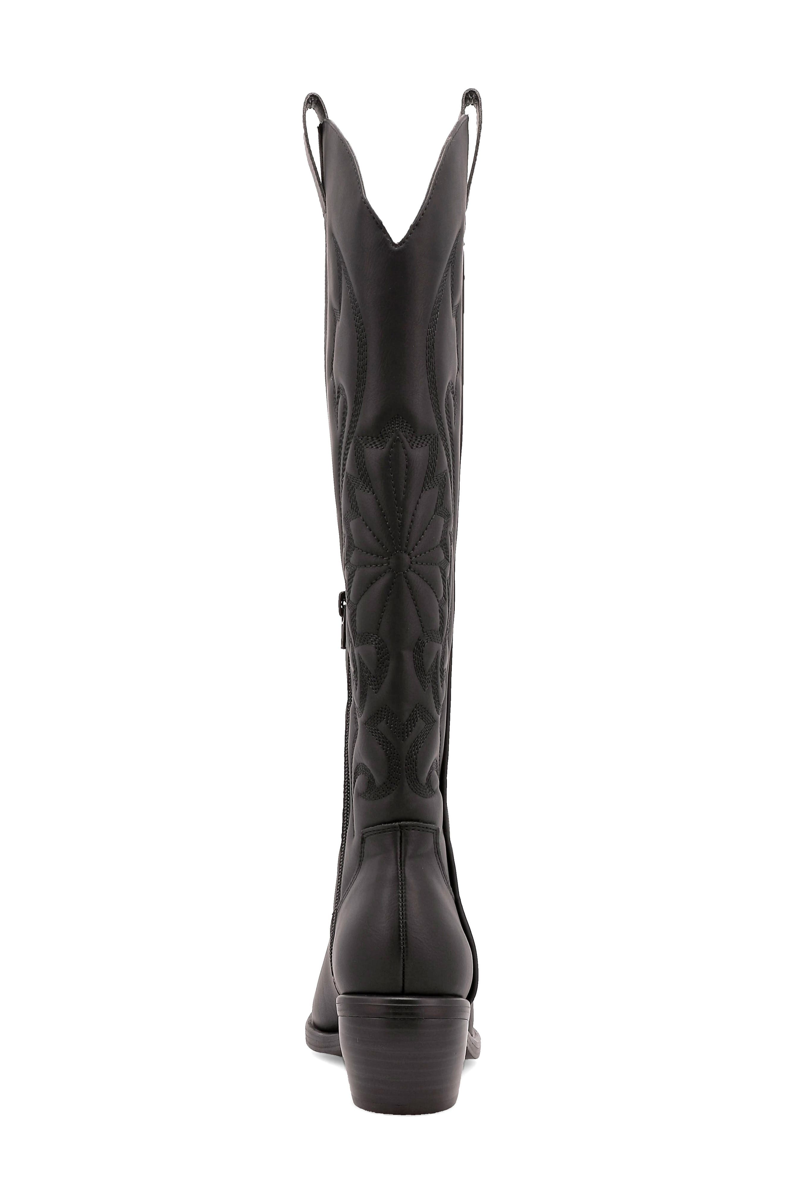 MIA Kolt Western Knee High Boot, Alternate, color, Black