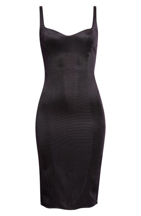 Fitted Compact Jersey Dress