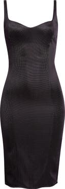 Balmain Fitted Compact Jersey Dress
