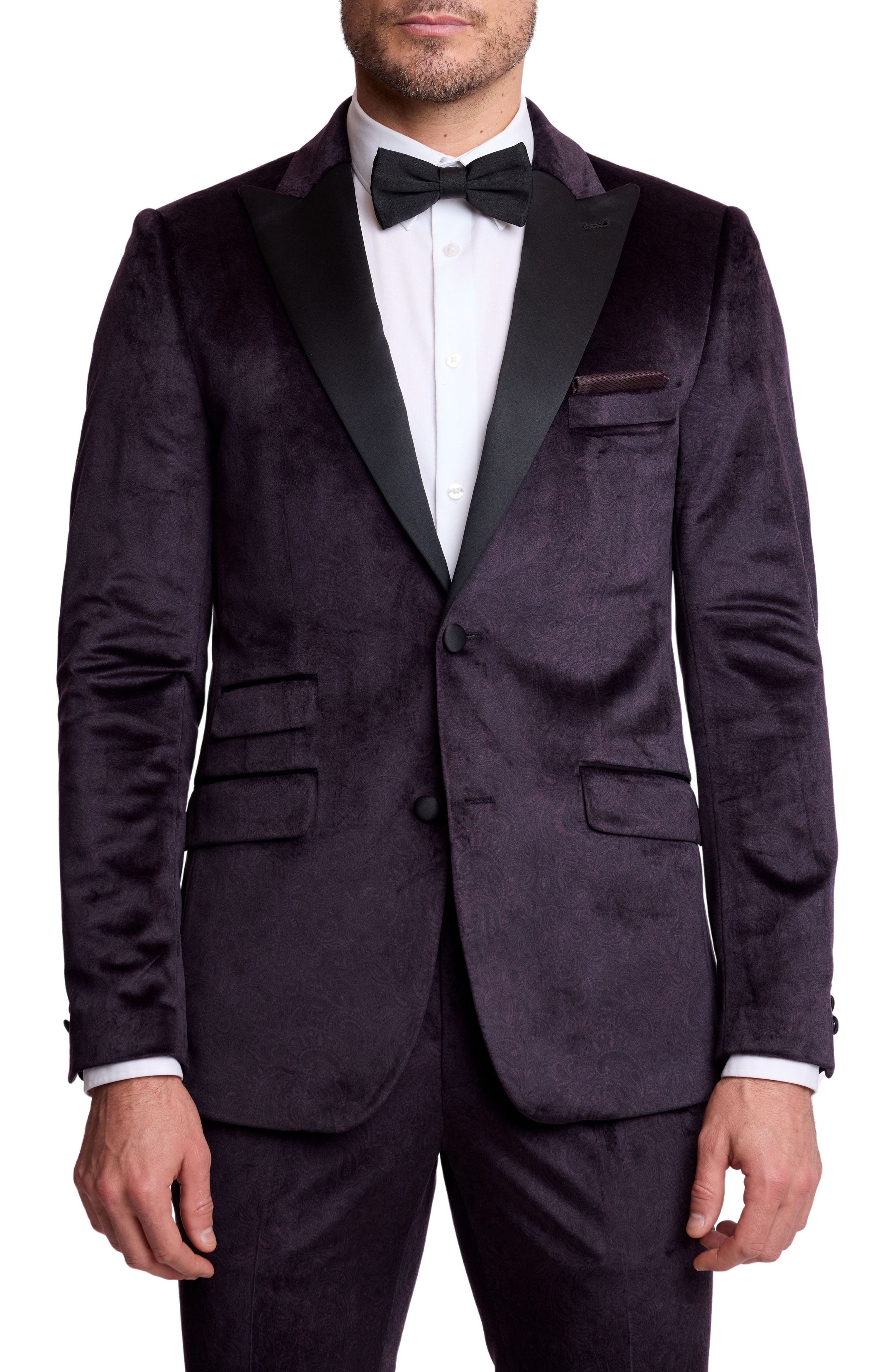 Kyle Peak Lapel Velvet Tuxedo Jacket