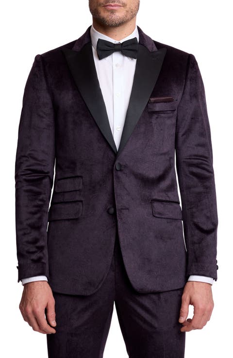 Kyle Peak Lapel Velvet Tuxedo Jacket