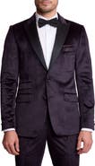 PAISLEY & GRAY Kyle Peak Lapel Velvet Tuxedo Jacket