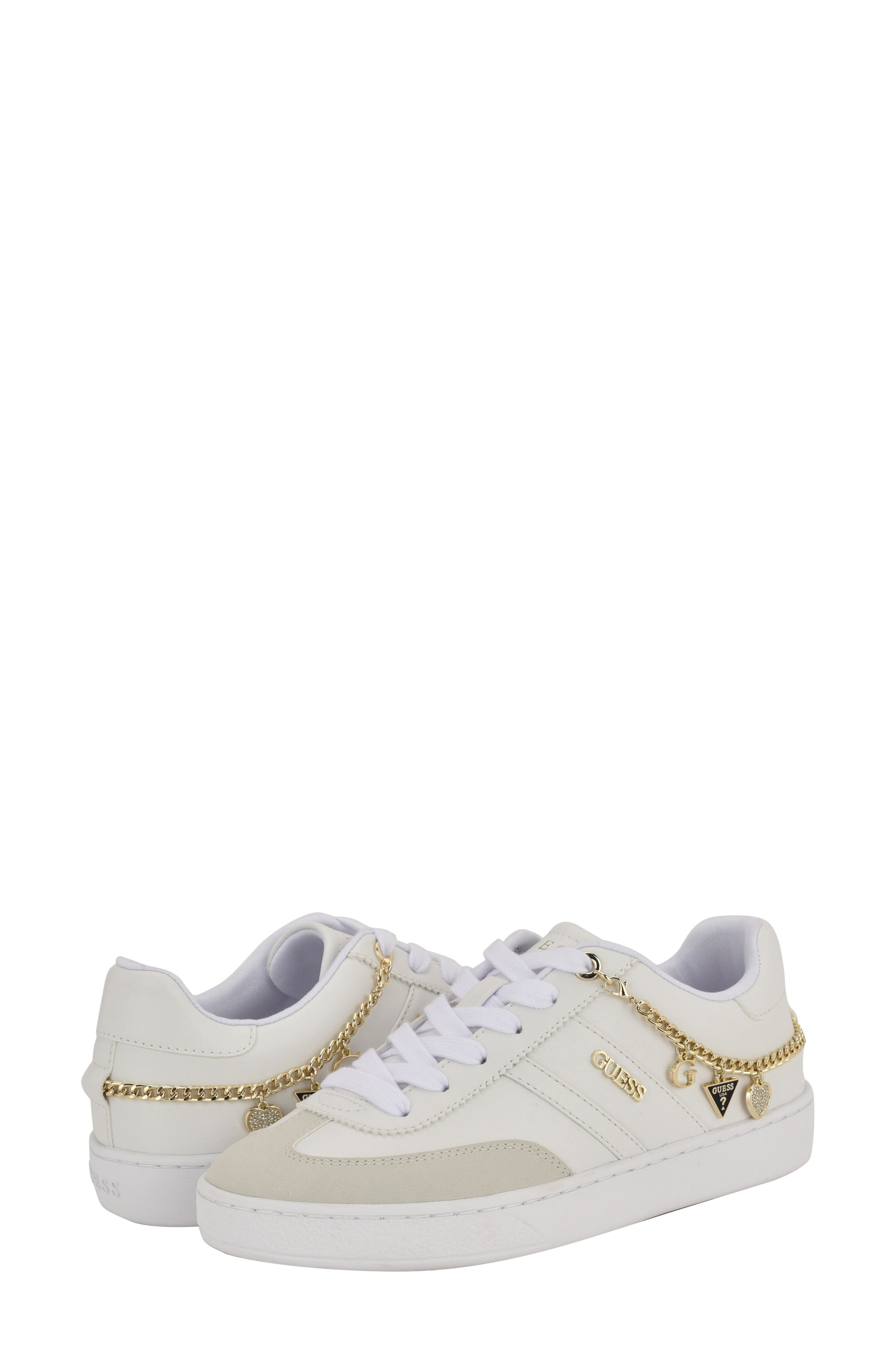 GUESS Naoko Sneaker, Alternate, color, White