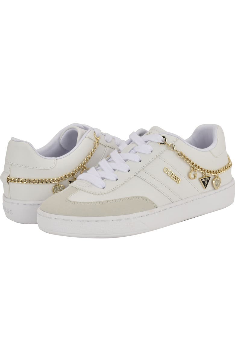 GUESS Naoko Sneaker, Alternate, color, White