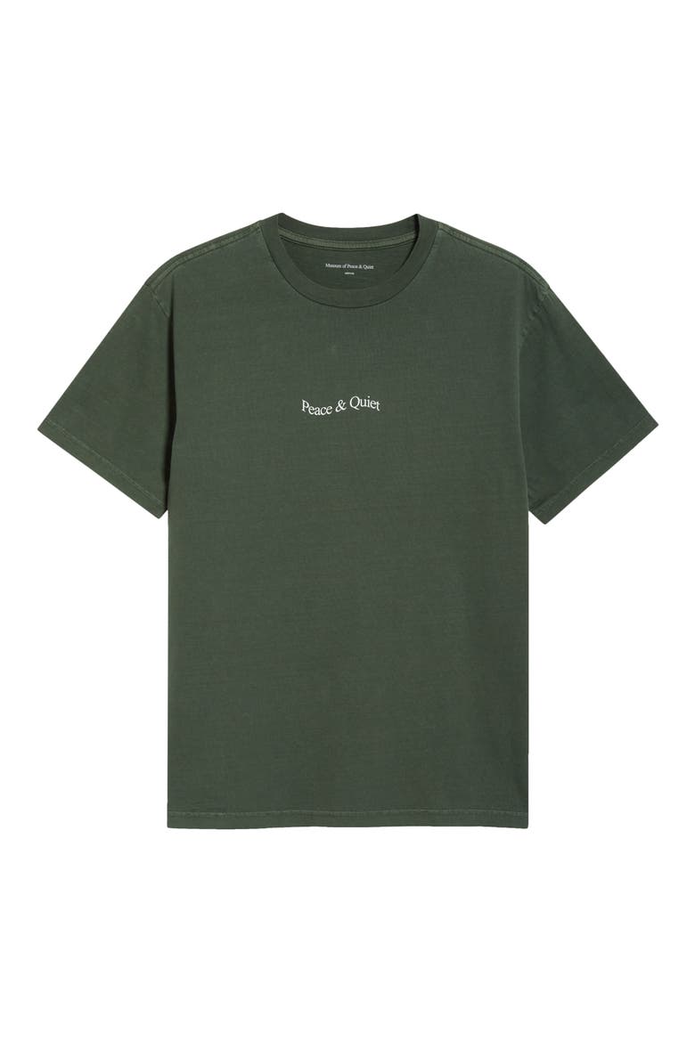 Wordmark Graphic Cotton T-Shirt, Alternate, color, FOREST