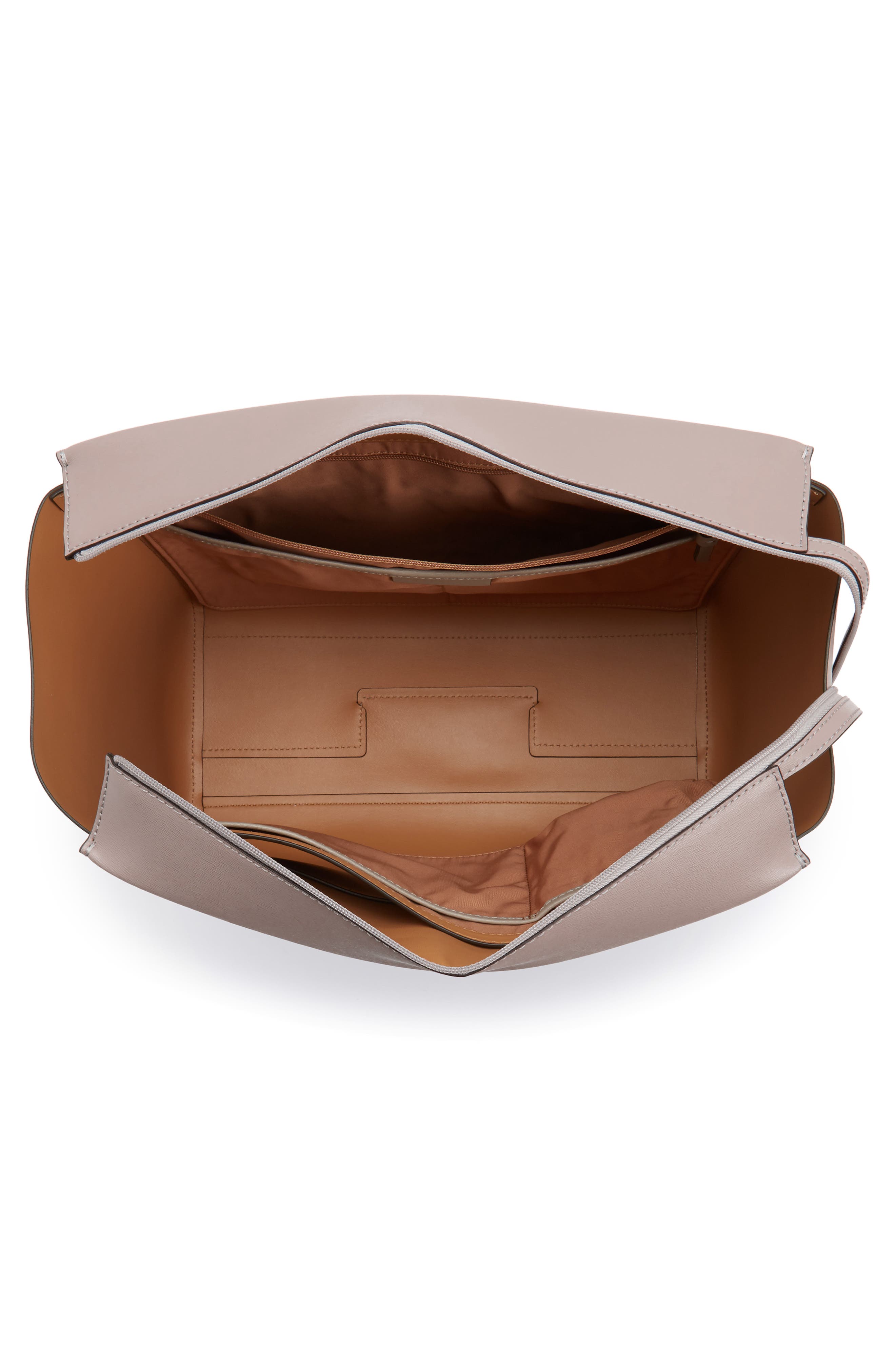 Parker Leather Tote, Alternate, color, DUST STORM / CARDAMOM