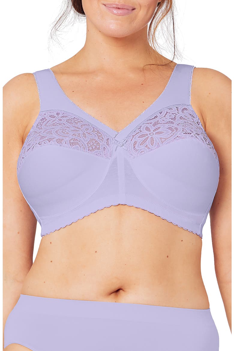 MagicLift® Cotton Support Bra, Main, color, PURPLE