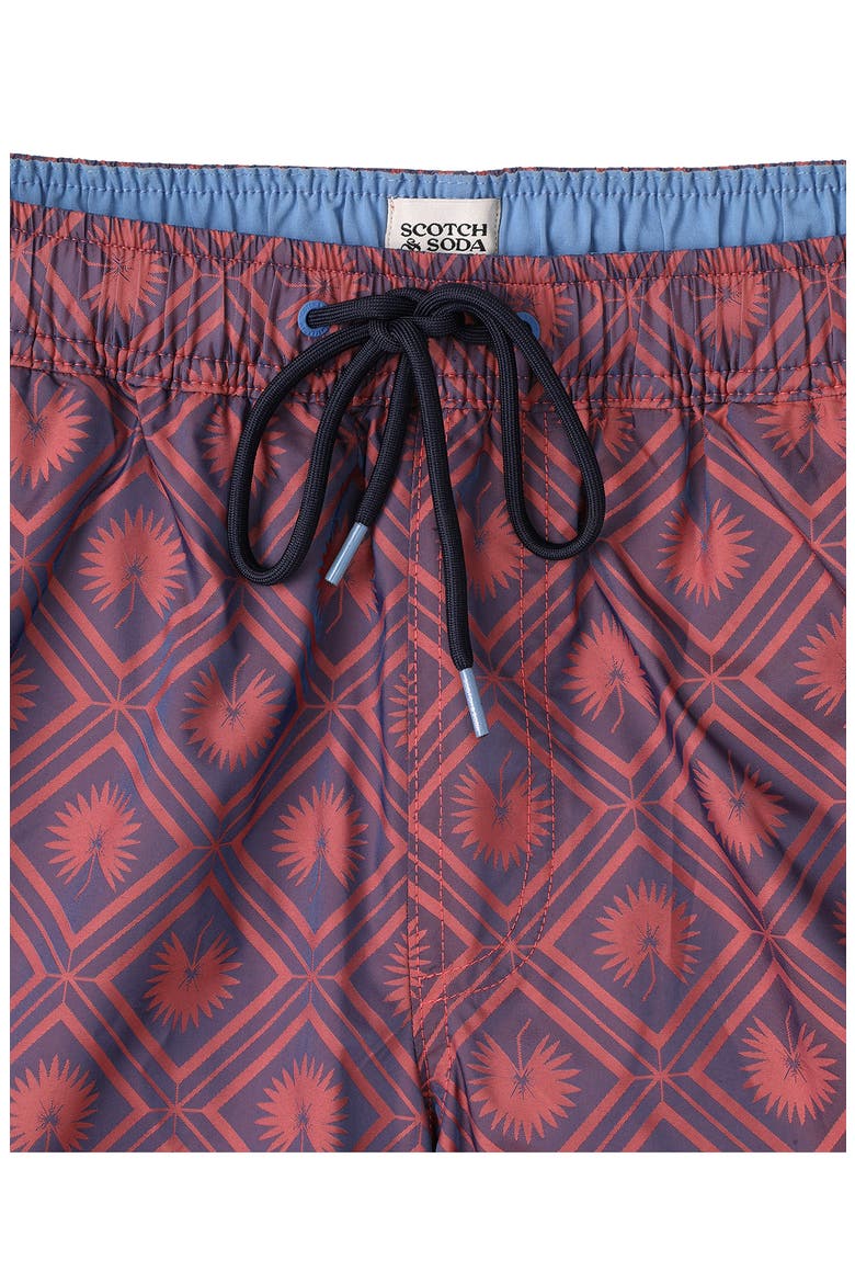 Diamond Swim Trunks, Alternate, color, LIGHT PASTEL RED