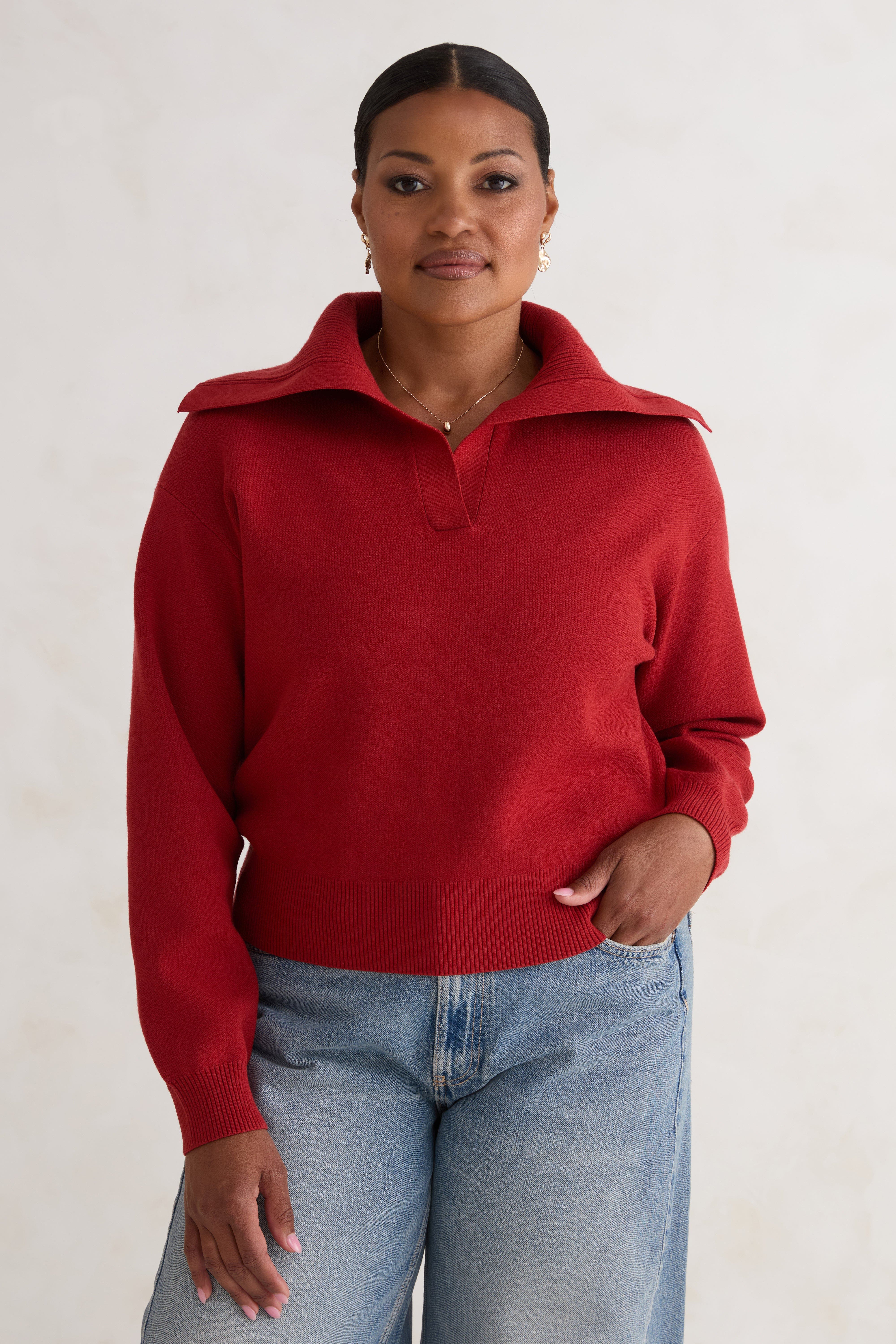 The Wide Collar Sweater - image 4