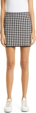 ATM Anthony Thomas Melillo Gingham Jacquard Minskirt