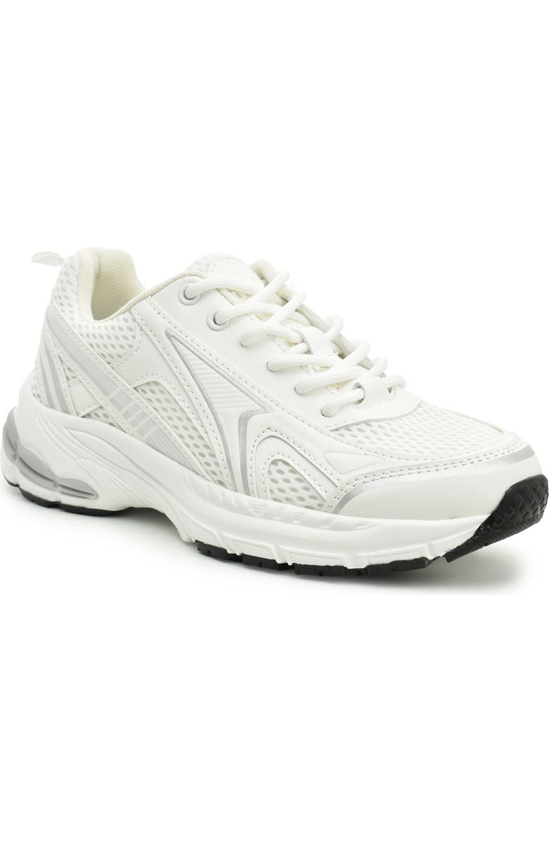 Nicole Miller Multi Mix Sneaker, Main, color, White Multi