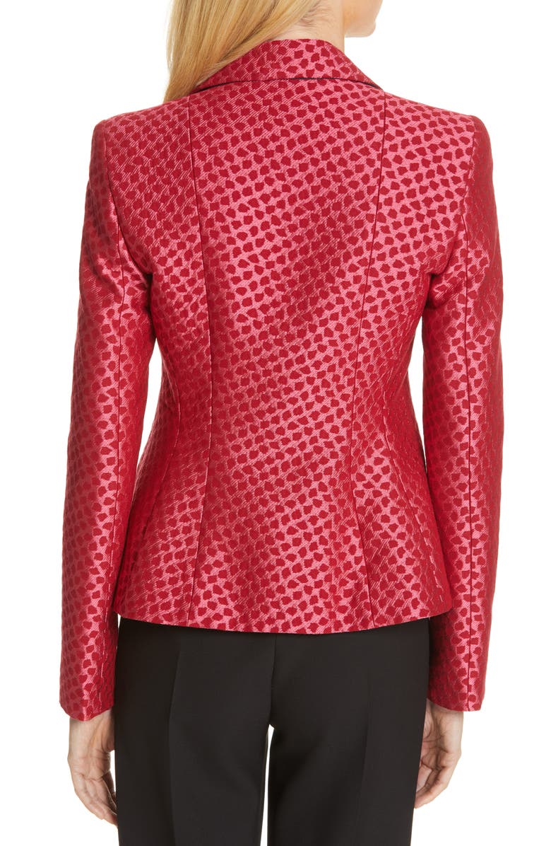 Emporio Armani Animal Jacquard Blazer, Alternate, color, 