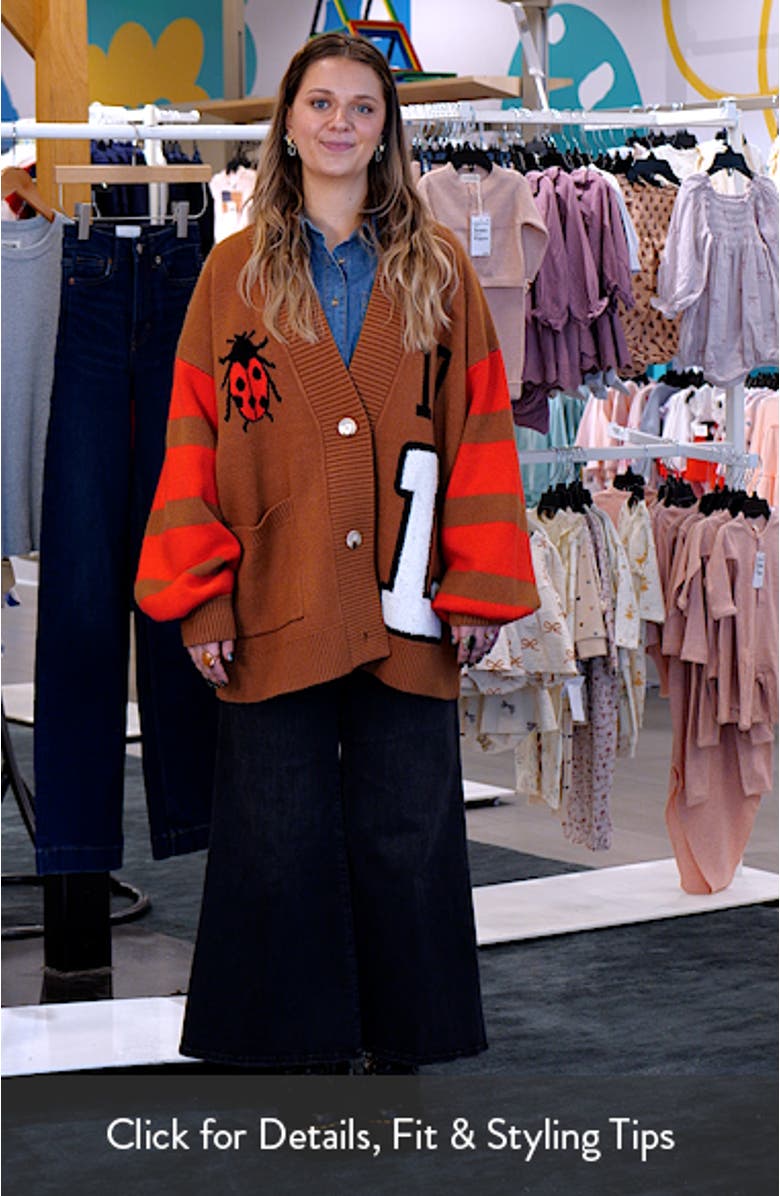 Ladybug Letterman Cardigan, sales video thumbnail