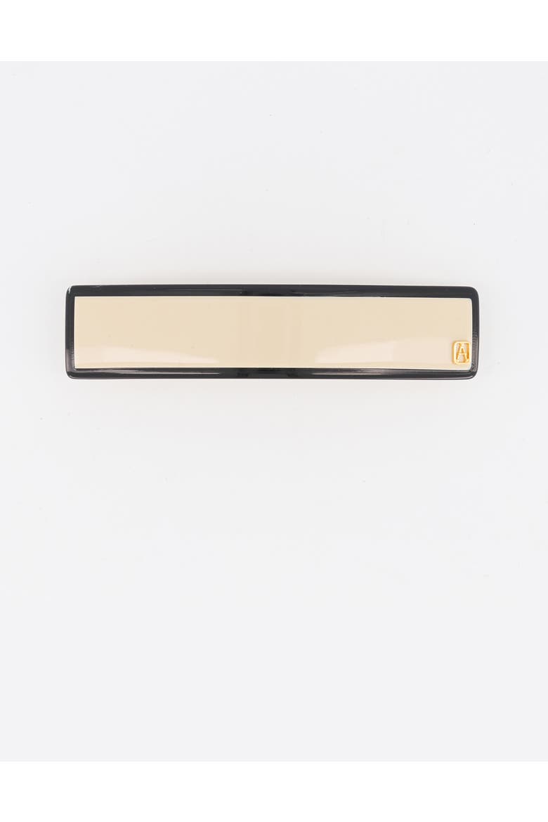 Saint Honore Acetate Barrette, Main, color, Beige