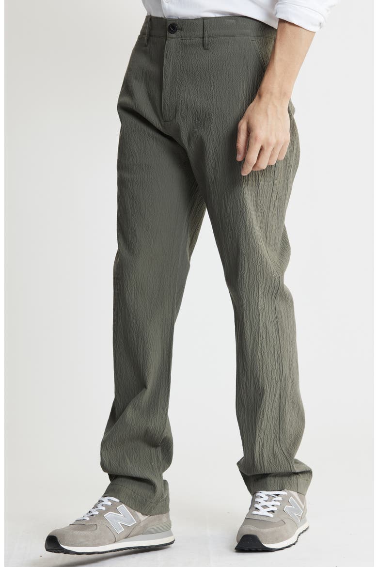 Seersucker Chinos, Alternate, color, OLIVE