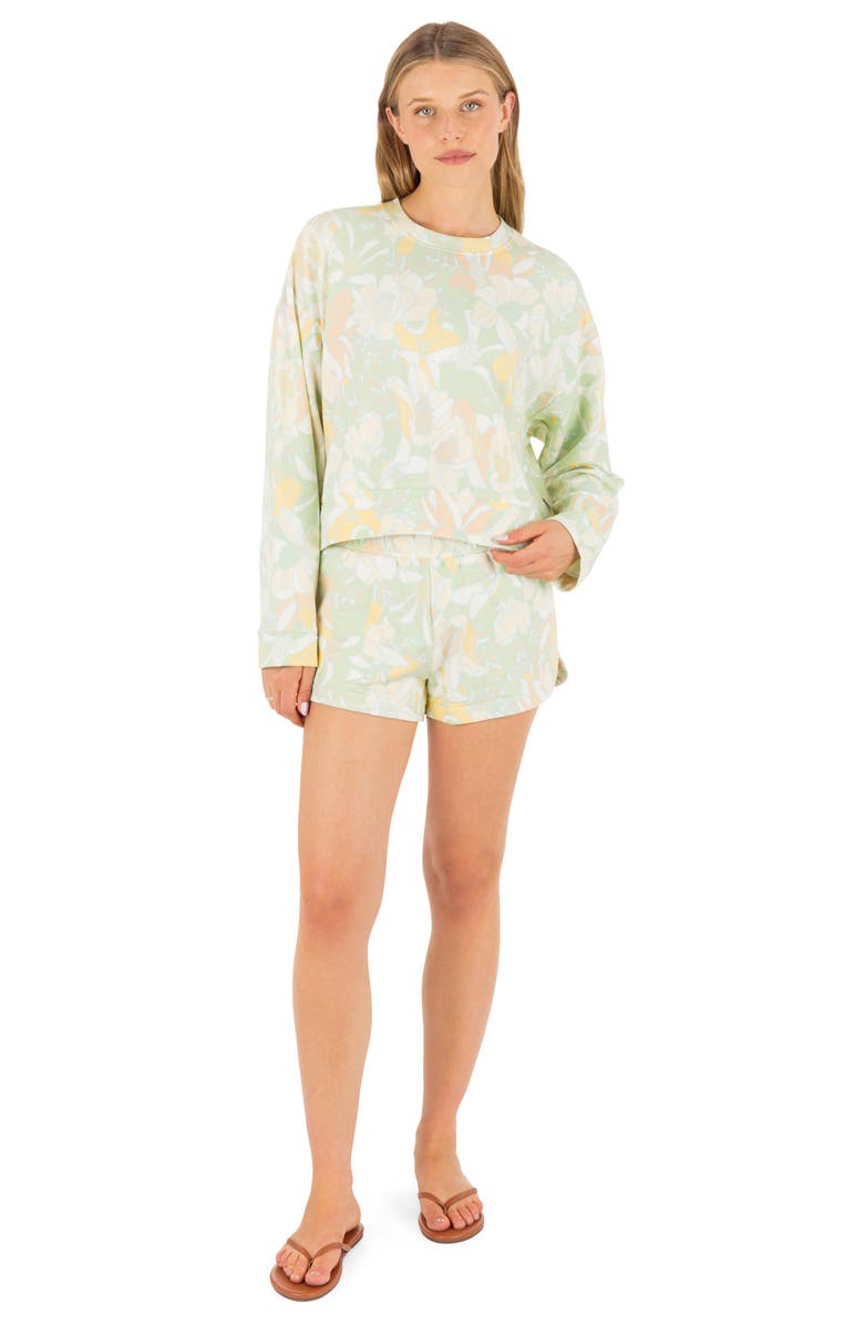 Hurley Safari Floral Print Shorts, Alternate, color, Spray