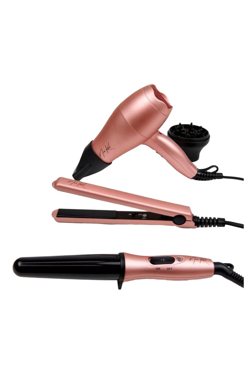 NUME Styling Starter Set Mini Tools, Alternate, color, Rose Gold