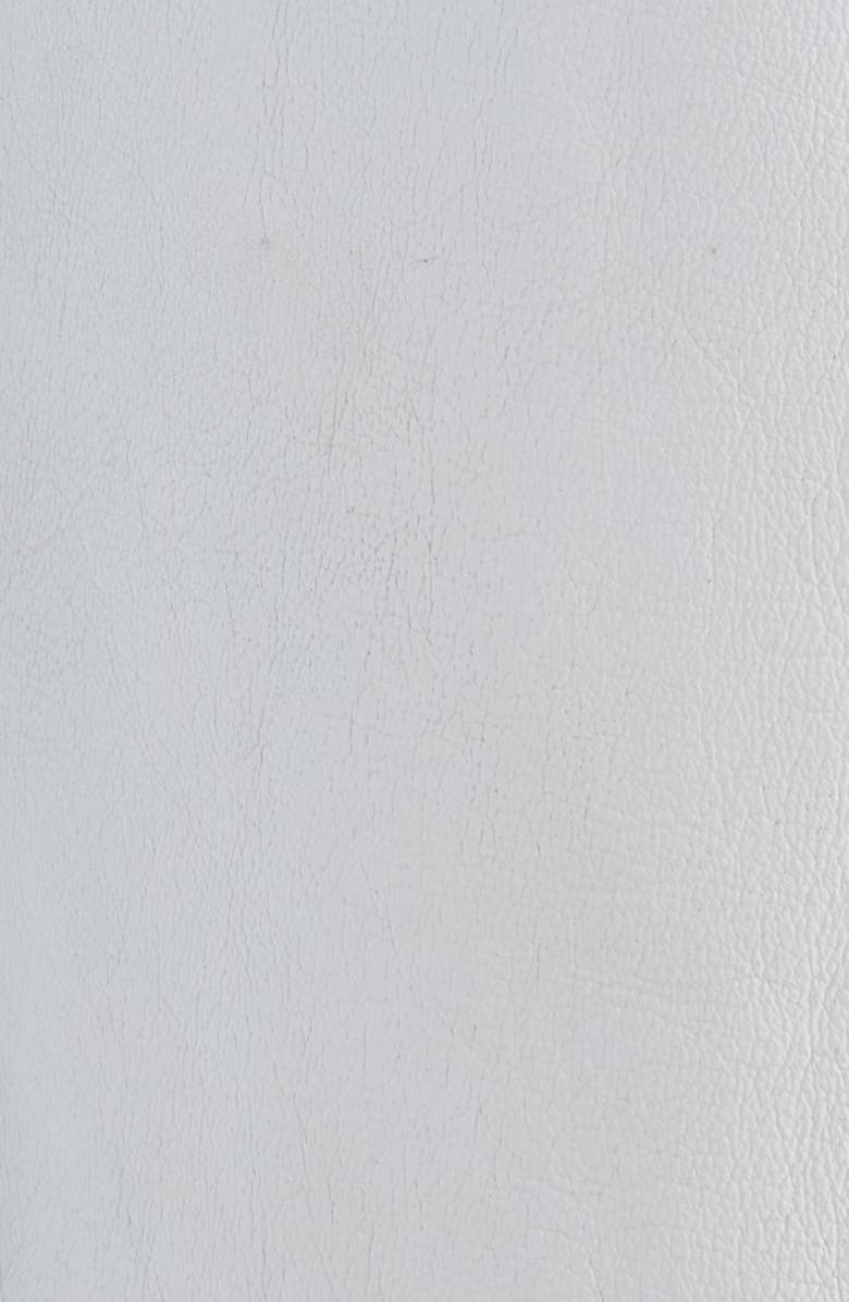 Balenciaga Fringe Leather Hooded Jacket, Alternate, color, 9000 White