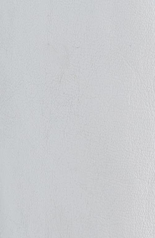 Balenciaga Fringe Leather Hooded Jacket In White