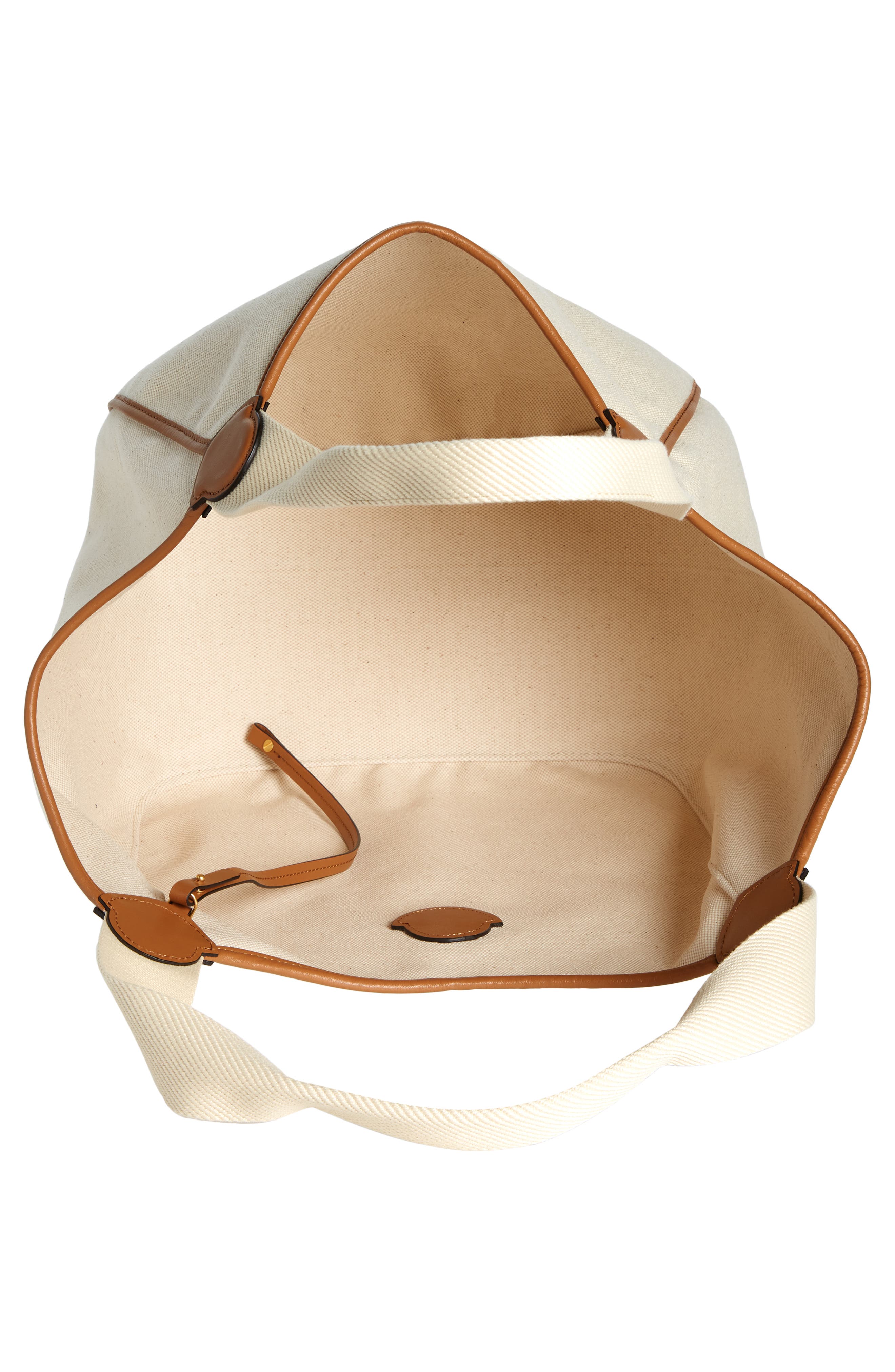 Moncler Nalani Canvas Tote Bag, Alternate, color, 