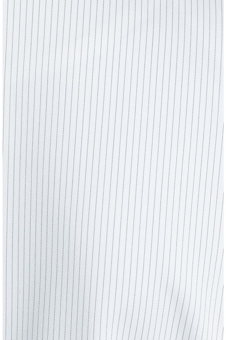 Pinstripe Reverse Lapel Jacket, Alternate, color, IVORY/ BLACK