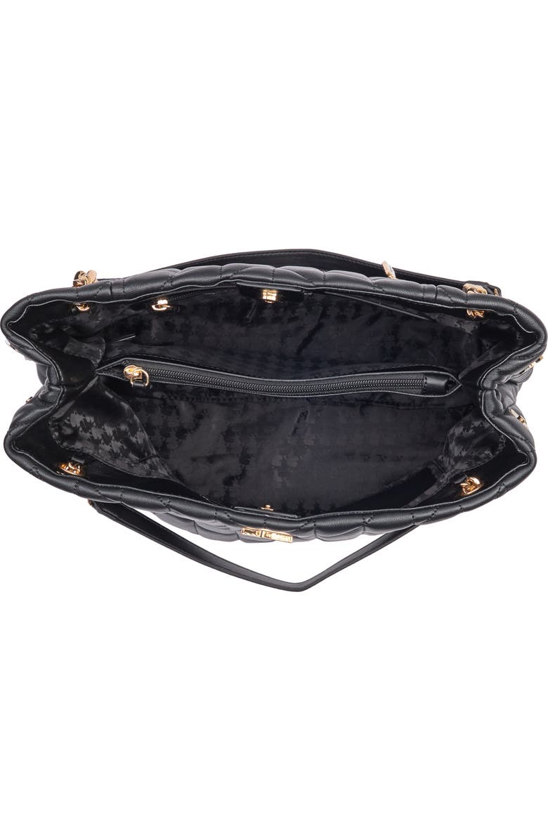 KARL LAGERFELD PARIS Quilted Leather Tote, Alternate, color,