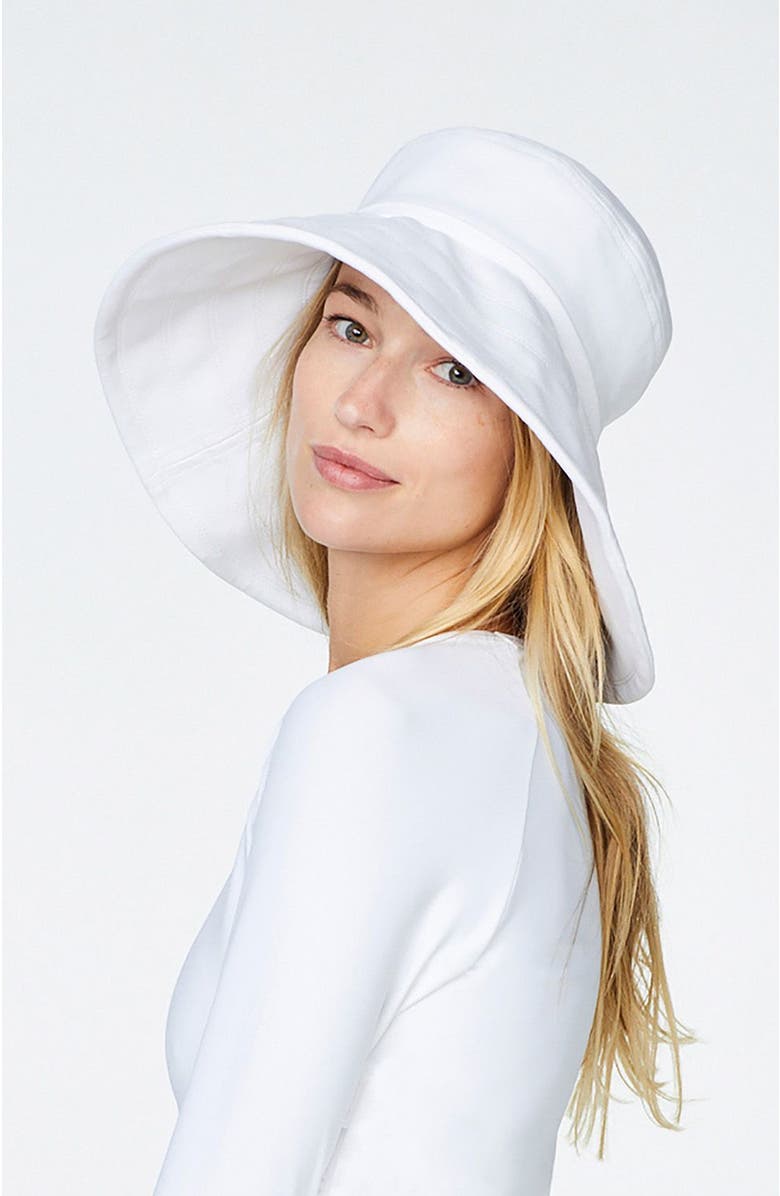 Watskin Sienna Hat, Main, color, White