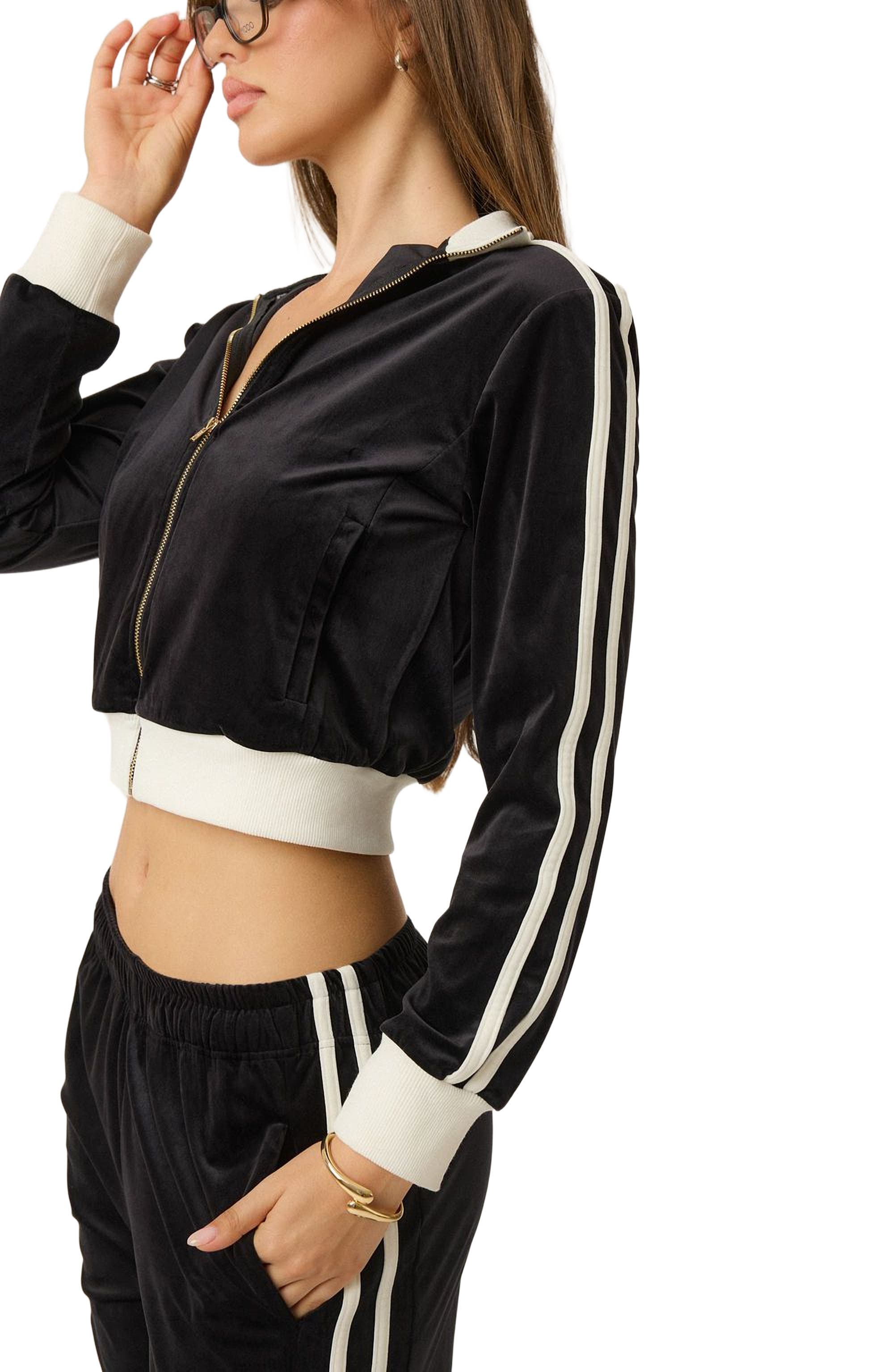 Velour Track Jacket - image 2