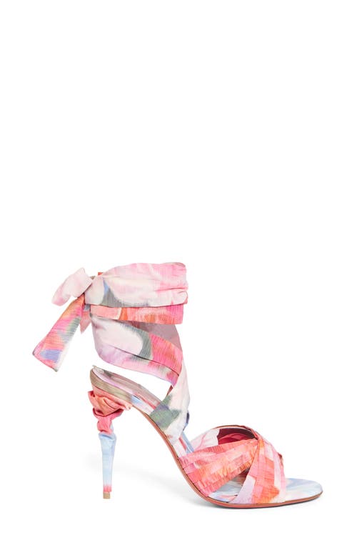 Christian Louboutin Affabula Ankle Wrap Sandal In Multi