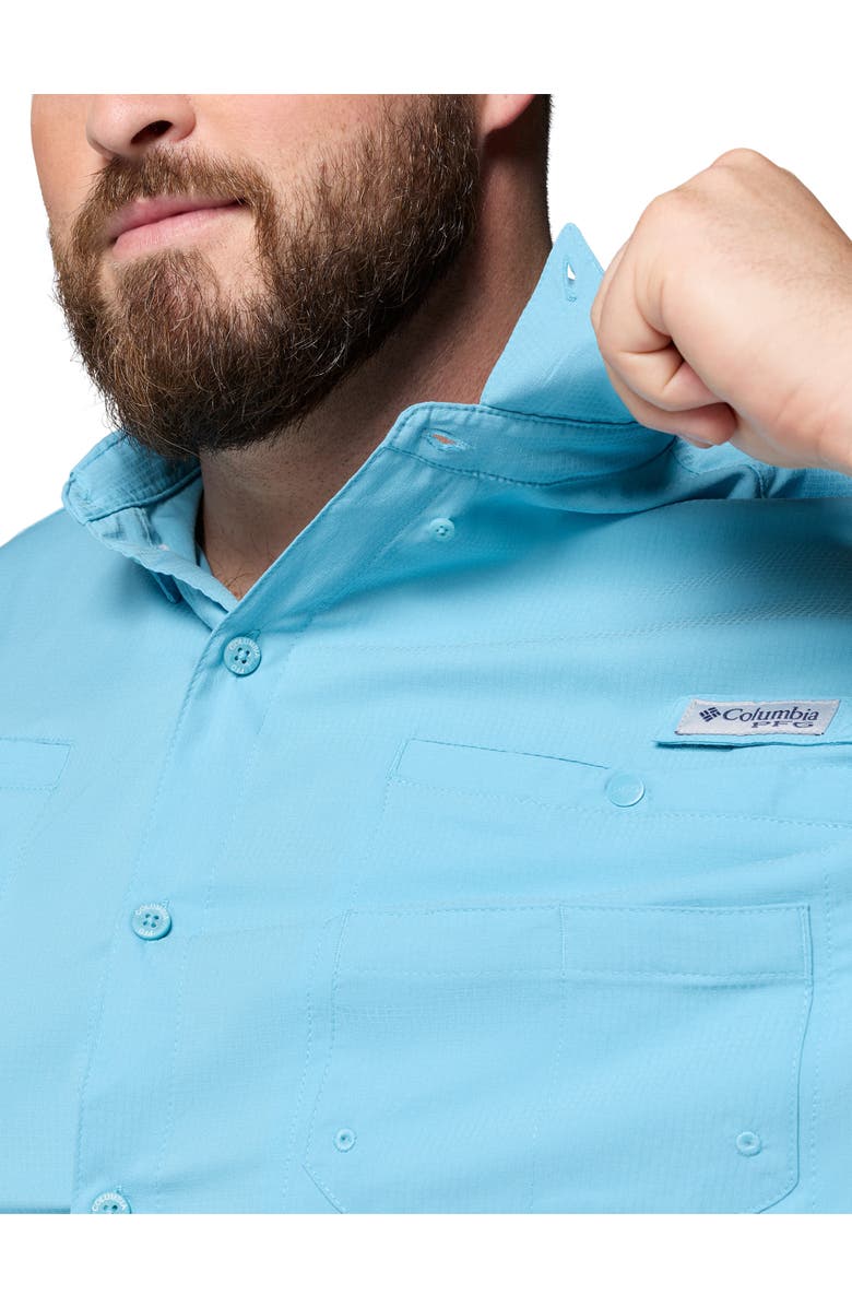 Columbia Big & Tall PFG Tamiami II Sport Shirt, Alternate, color, Vintage Blue
