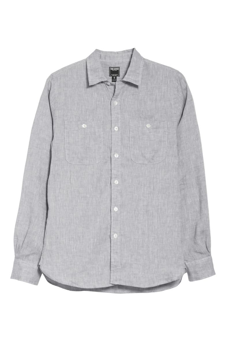 Todd Snyder Linen Shirt, Alternate, color, 