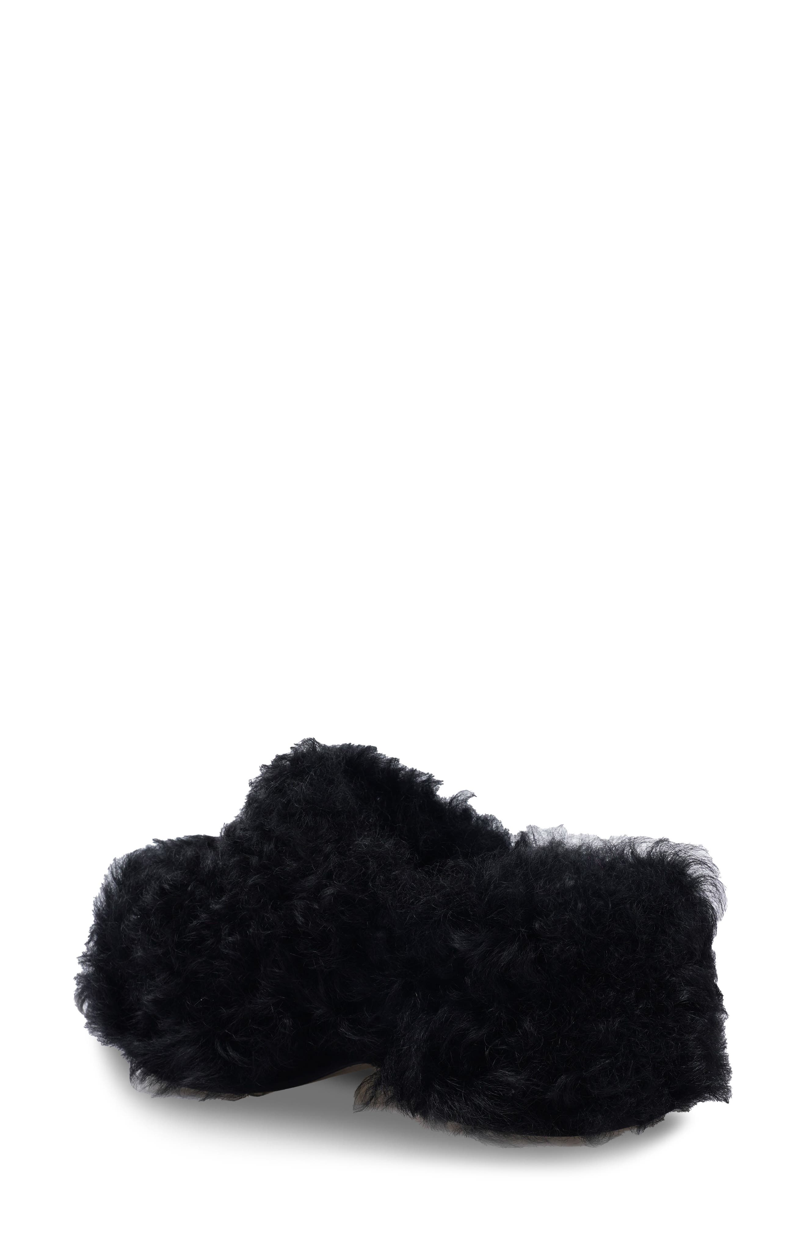 ZIGI Jincy Genuine Shearling Clog, Alternate, color, Black