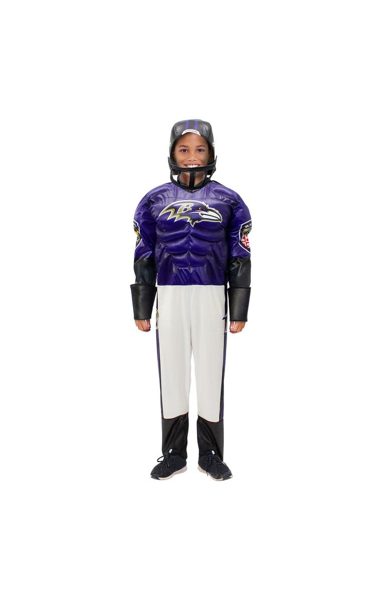 JERRY LEIGH Youth Purple Baltimore Ravens Game Day Costume, Main, color, Purple