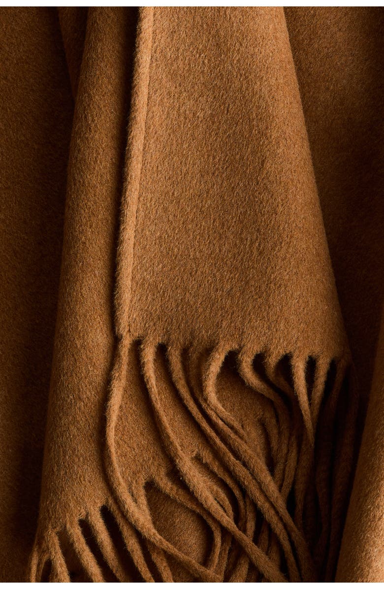 H&M Wool-blend Cape, Alternate, color, Dark Beige