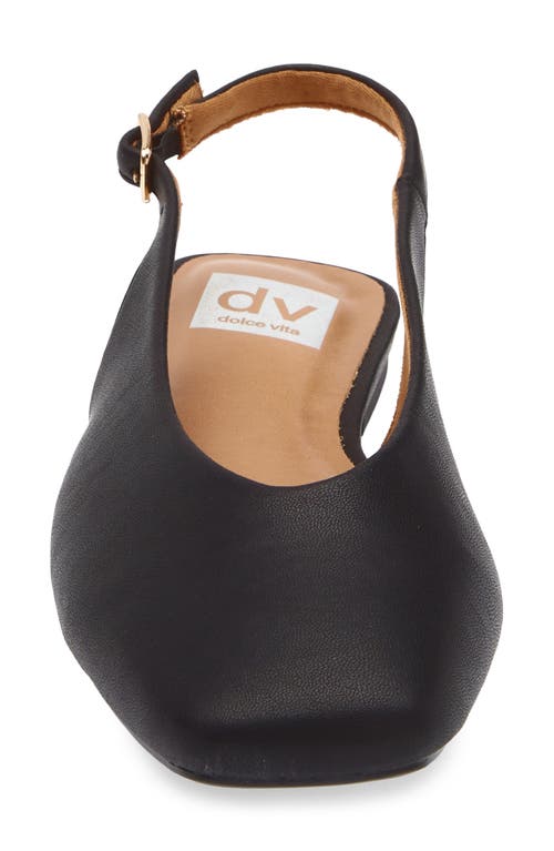 Dolce Vita Dv By  Fion Slingback Flat In Black