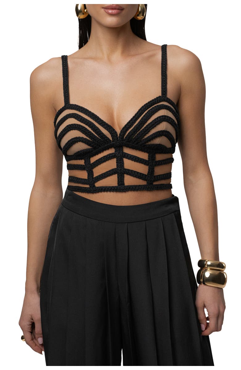 JLUXLABEL Serenity Bay Top, Main, color, Black