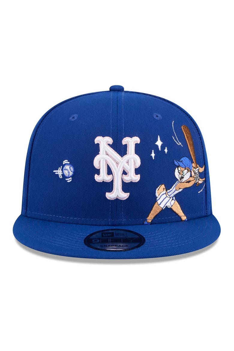Men's New Era Royal New York Mets Looney Tunes Lola Bunny 9FIFTY Snapback Hat, Alternate, color, Royal