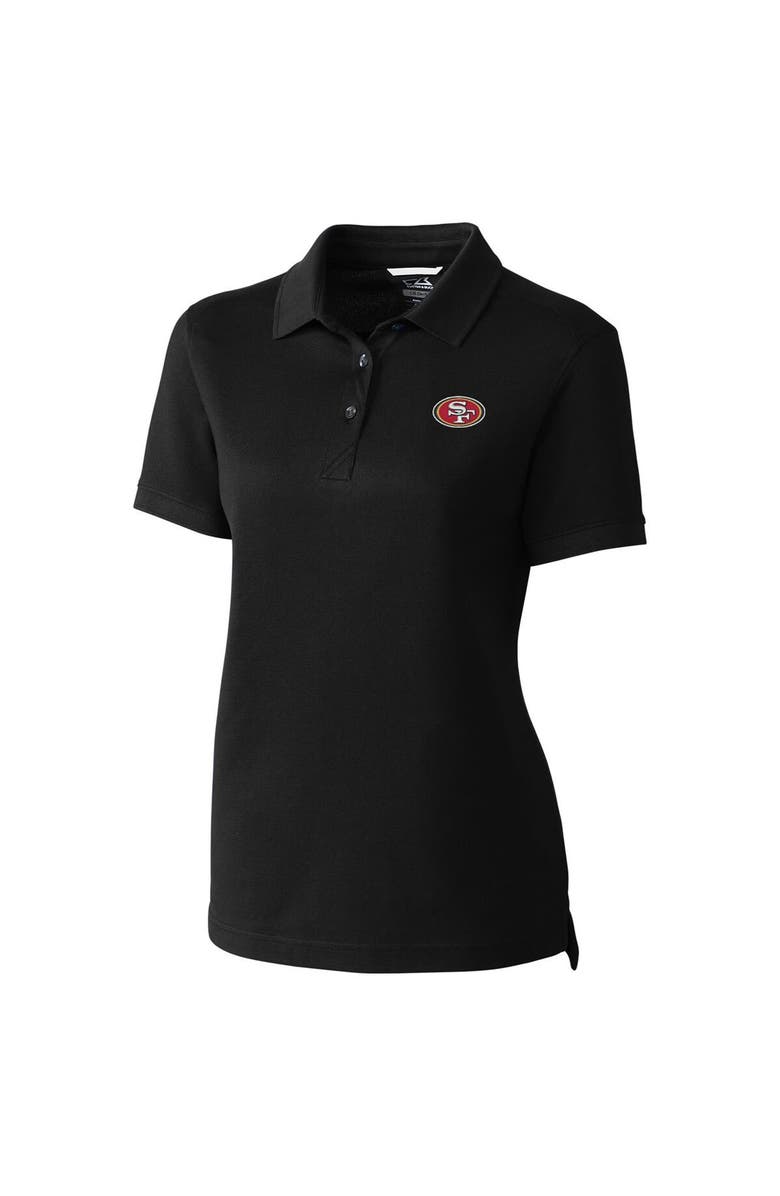 Cutter & Buck Women's Cutter & Buck Black San Francisco 49ers Advantage Polo, Main, color, 