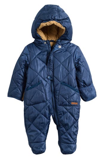 Perry Ellis Diamond Quilted Pram In Blue