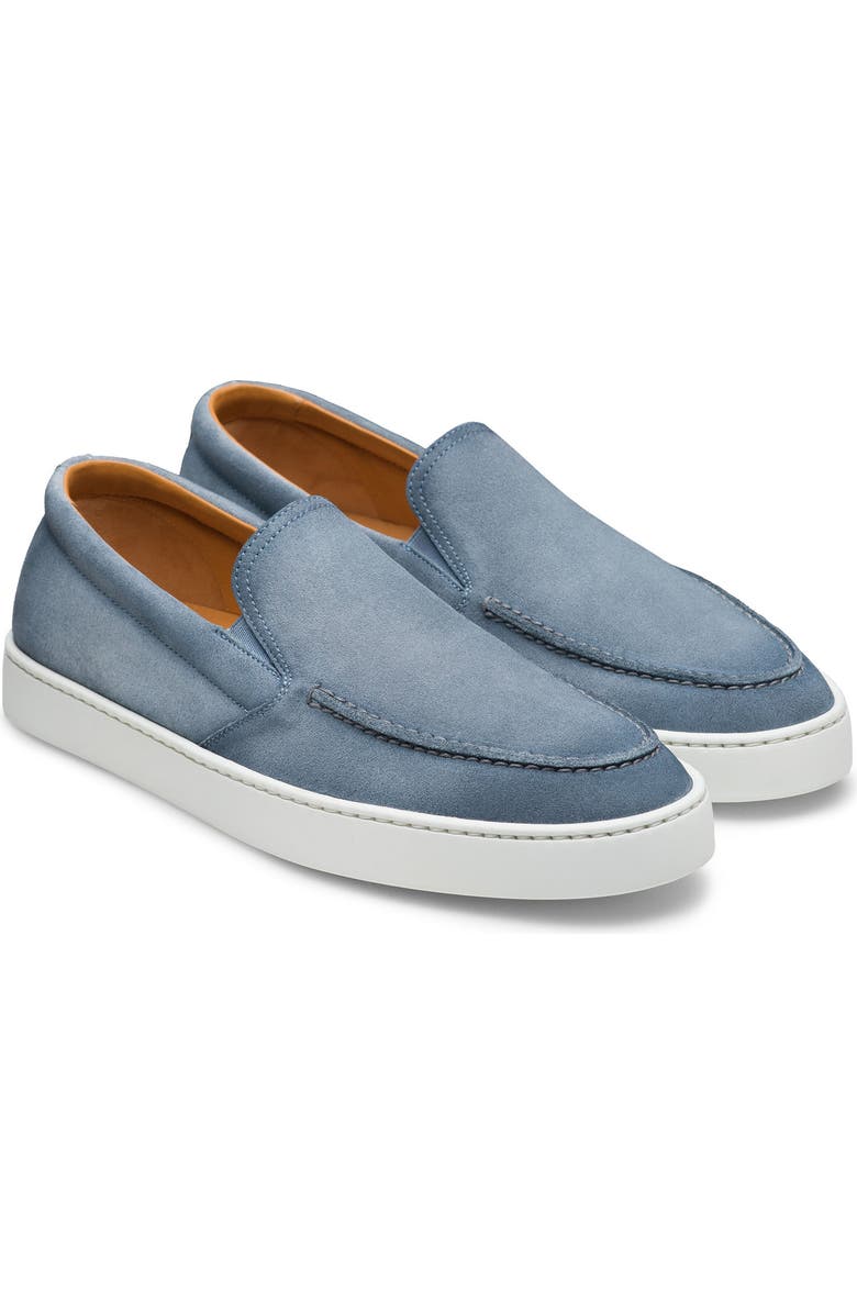 Magnanni Cirro Loafer, Main, color, Sky Blue Suede