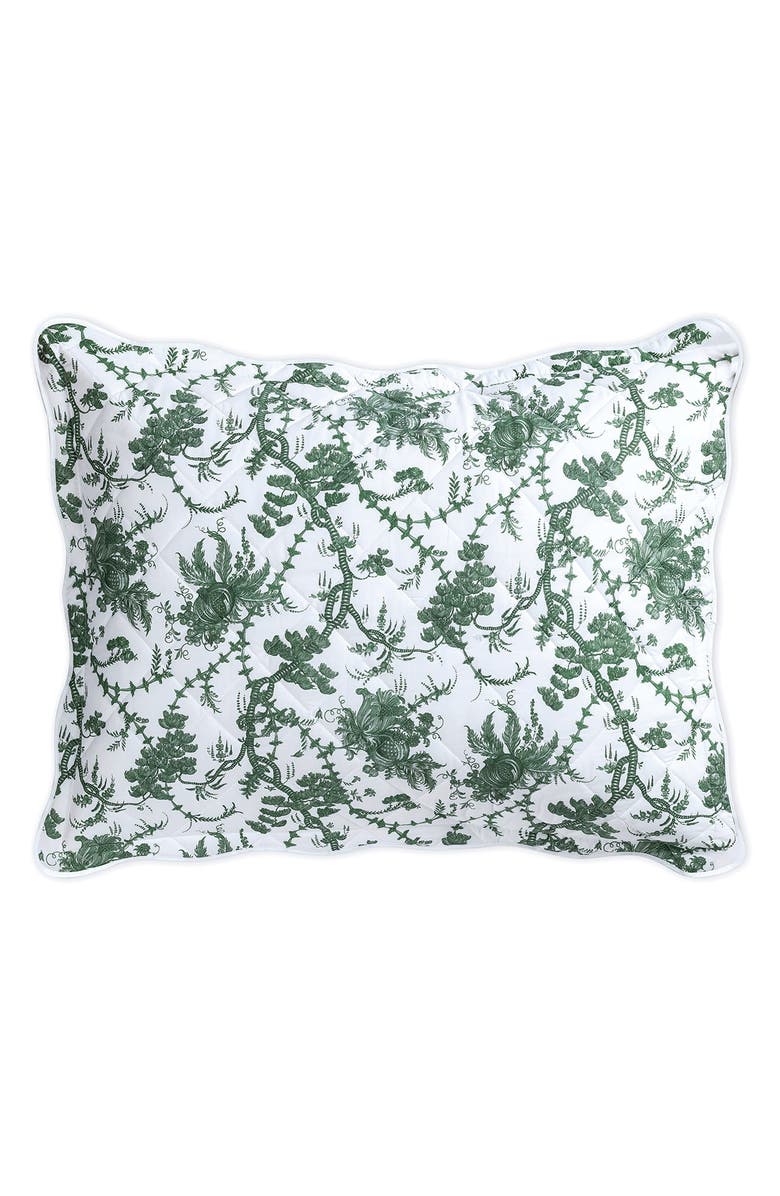 Matouk San Cristobal Toile Cotton Pillow Sham, Alternate, color, 