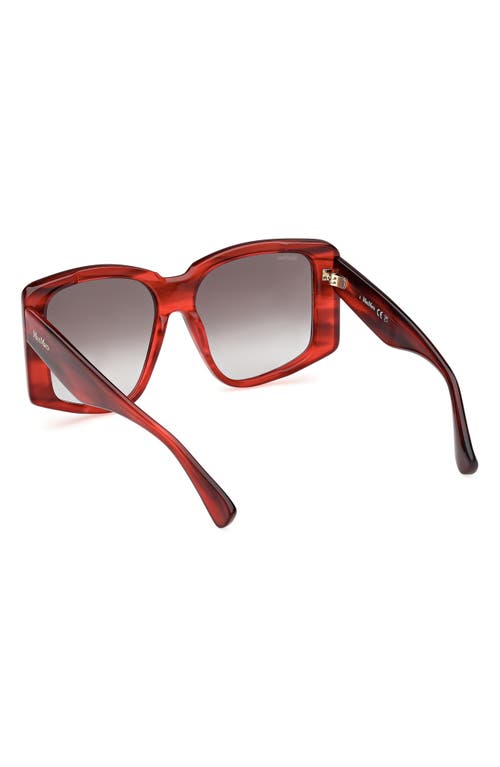 Max Mara Glimpse6 57mm Polarized Square Sunglasses