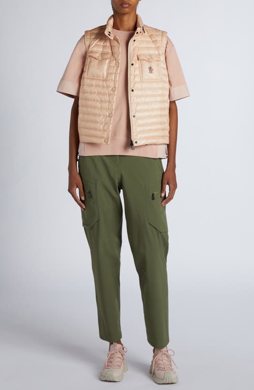Shop Moncler Grenoble Day-namic Stretch Nylon Cargo Pants In Russian Olive