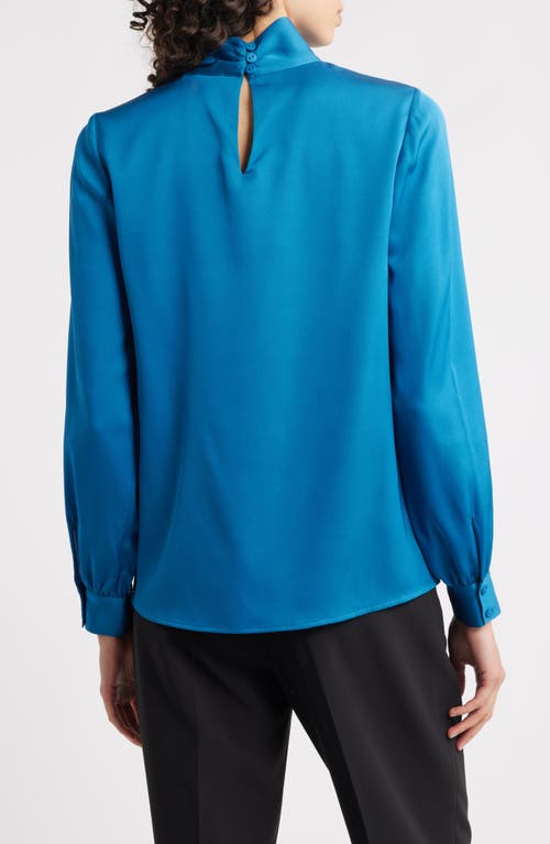 Elie Tahari Ellie Tahari The Jaden Blouse In Blue