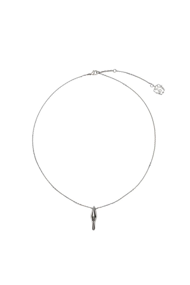 Duck Necklace, Main, color, Silver