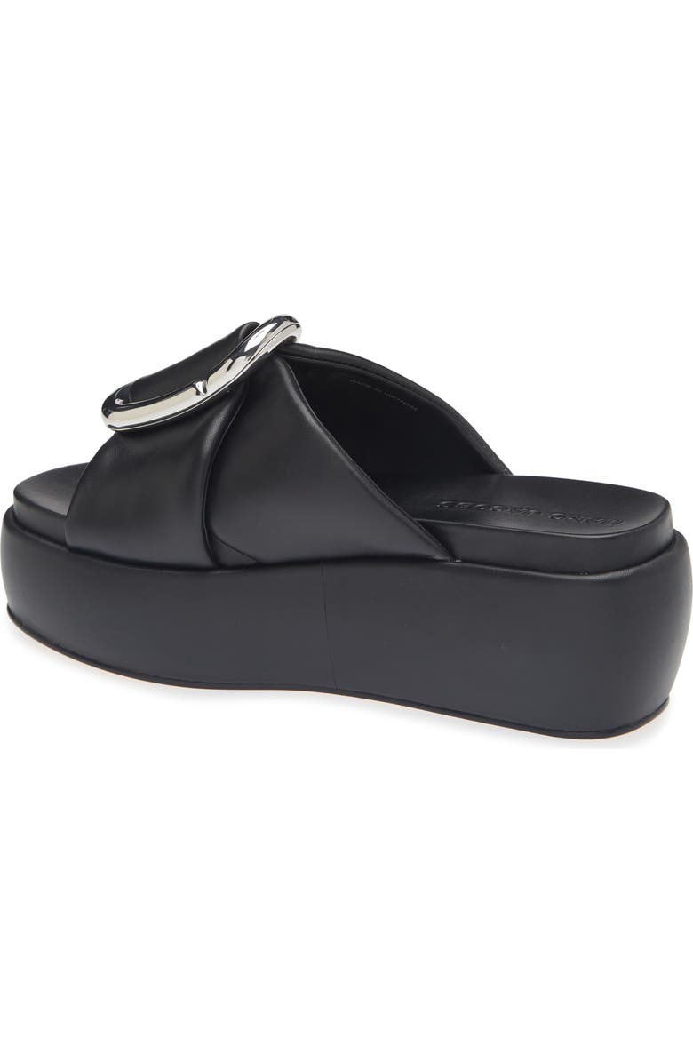 Marc Jacobs The Pop J Marc Platform Wedge Slide Sandal, Alternate, color, Black